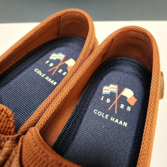 Cole Haan Nantucket Knit Loafer 8.5M British Tan With Box C28562 - Picture 14 of 16